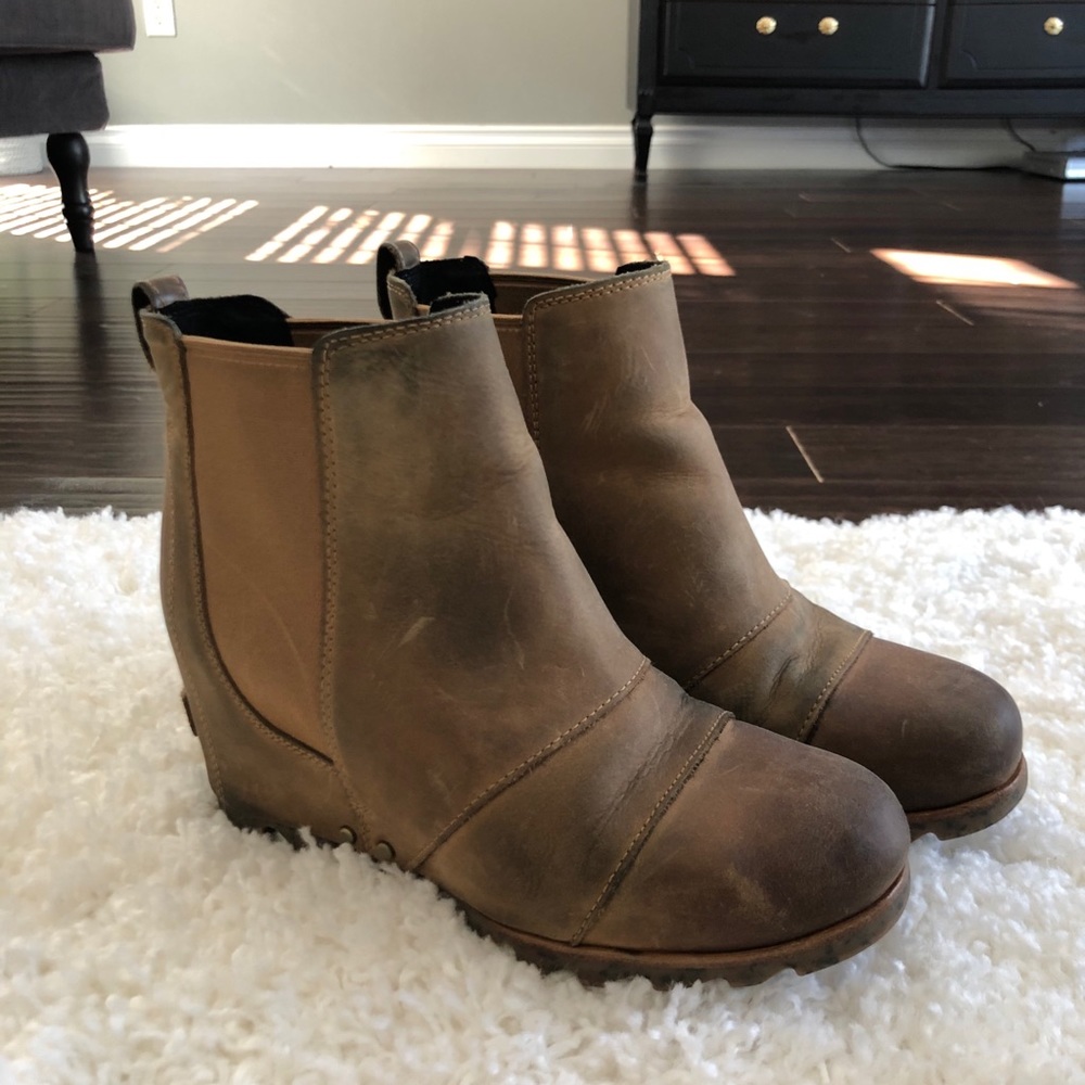 Sorel Lea Wedge Bootie In Color Elk